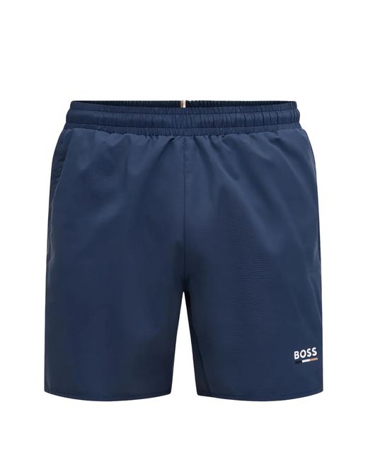 Boss Blue Swordfish Swim Shorts for men
