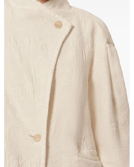 Isabel Marant Natural Uadie Button-Fastening Jacket