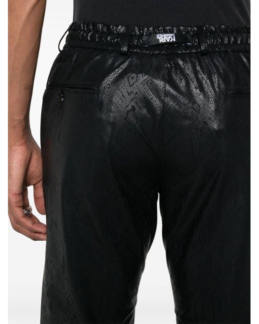 Pantalon Pace à coupe slim Karl Lagerfeld pour homme en coloris Black