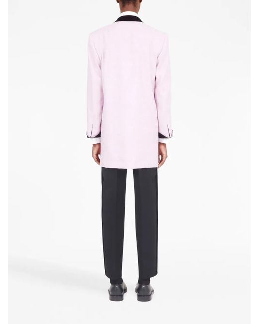 Chaqueta con ribete en contraste Maison Margiela de hombre de color Pink