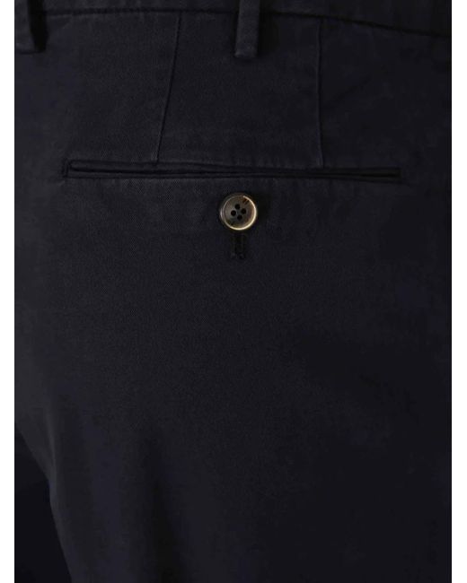 PT Torino Blue Slim-Fit Trousers for men