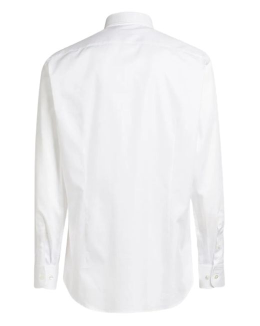 Etro White Classic-Collar Shirt for men