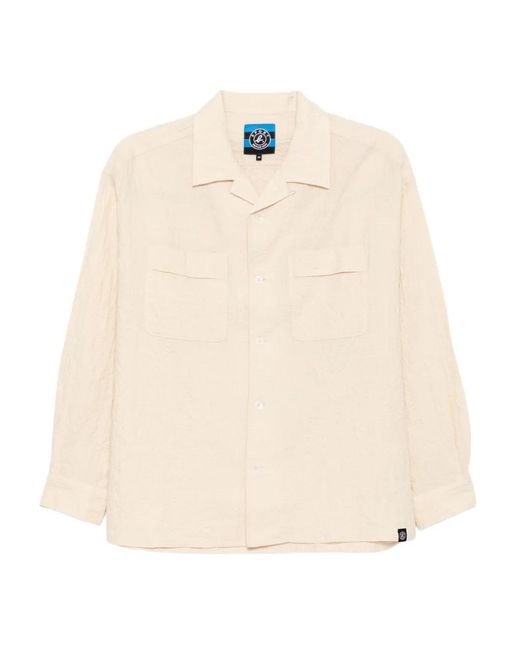SPORT b. by agnès b. Natural Seersucker Shirt for men