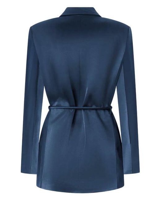 Pinko Blue Carillon Belted Jacket
