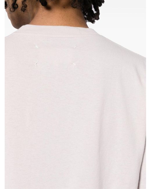 Pack de tres camisetas con cuello redondo Maison Margiela de hombre de color White