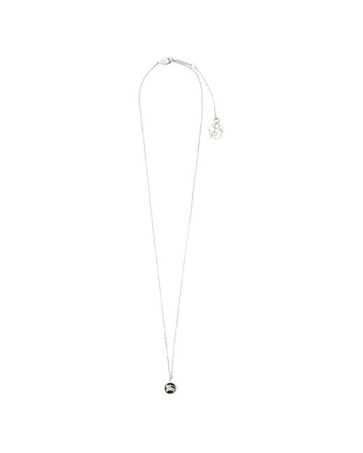 Burberry White Knight Coin Necklace for men