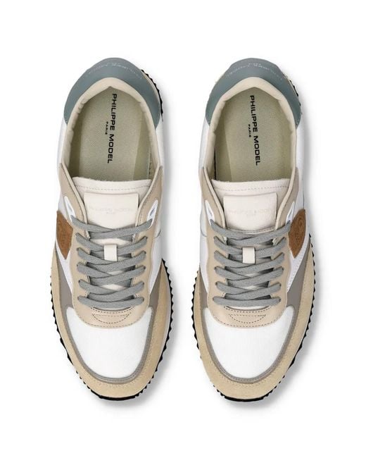 Philippe Model White Sneakers for men