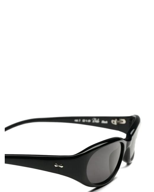 Chimi Black Dele Oval-Frame Sunglasses