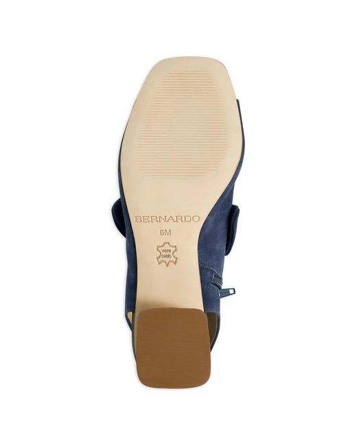 Bernardo Blue Lizzie Knot Sandals