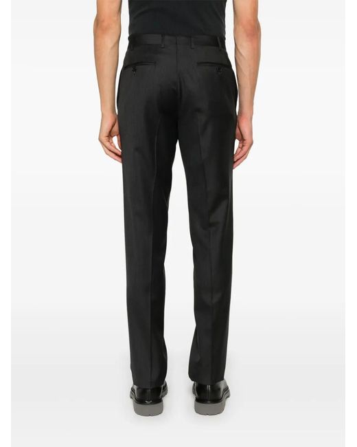 Canali Black Super 150's Trousers for men
