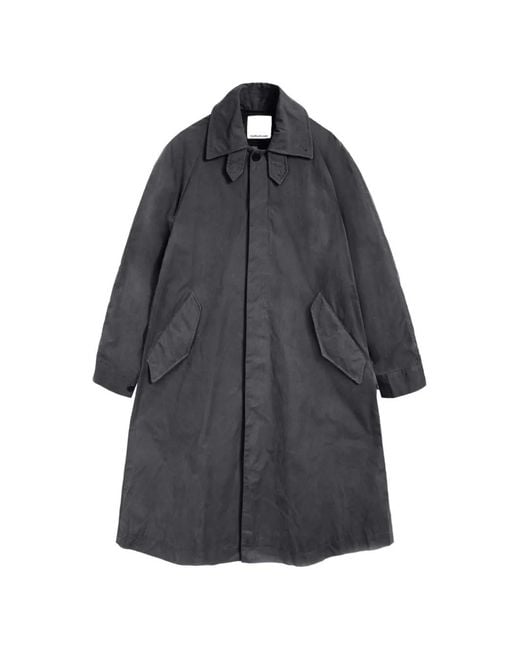 YMC Gray Runner Button Trench Coat