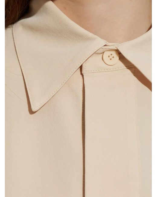 Issey Miyake Natural Concealed-Button Shirt