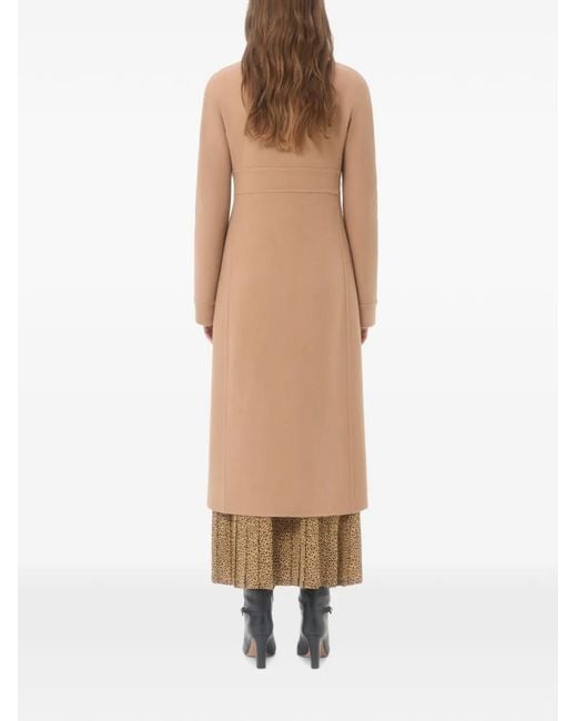 Valentino Garavani Natural Double-Kashmir Coat