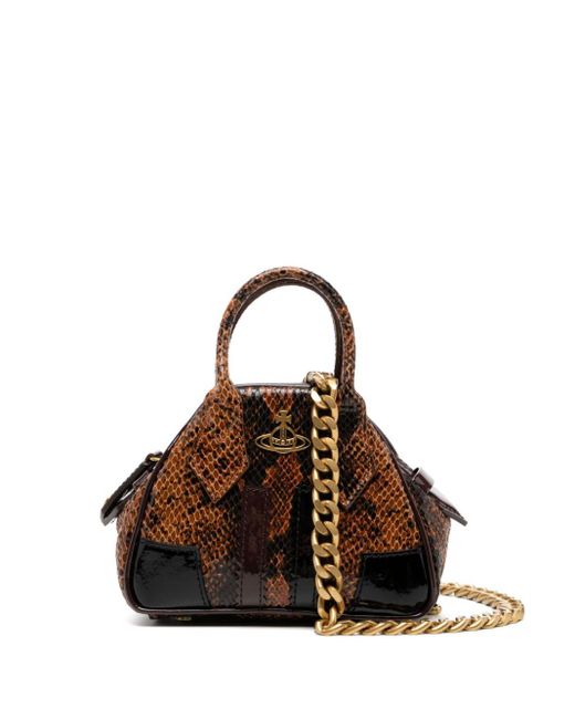 Vivienne Westwood Brown Yasmine Chain Mini Bag