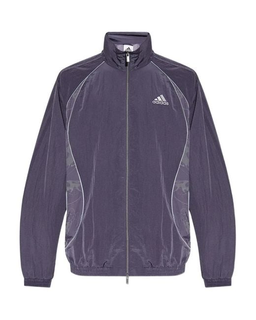 Adidas Blue Zip-Up Track Jacket for men