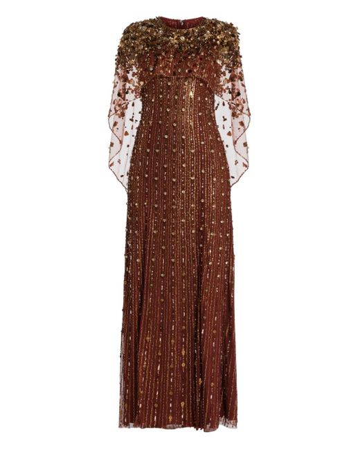 Jenny Packham Brown Nettie Dress