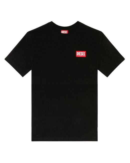 DIESEL T-shirt Met Logoprint in het Black
