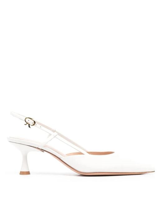 Gianvito Rossi Natural Pointed Toe Pumps