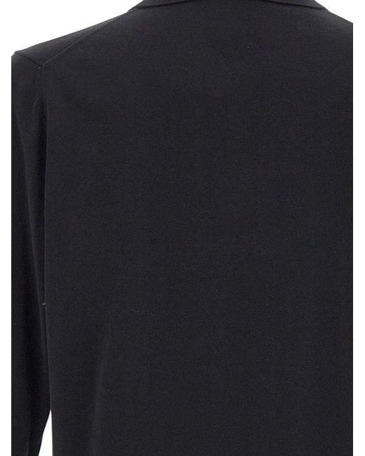 FILIPPO DE LAURENTIIS Blue Button-Fastening Polo-Collar Cardigan for men
