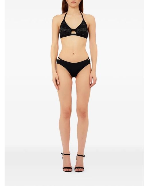 Liu Jo Black Cutout Bikini Set