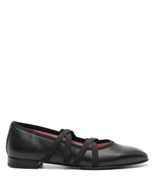 CAREL PARIS Black Tutu Suede Ballerina Shoes