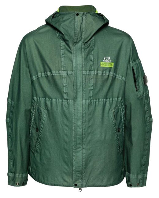 C P Company Green Gore G-type Hooded Jacket for men