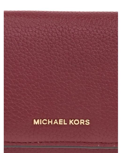 Cartera de piel Michael Kors de color Purple