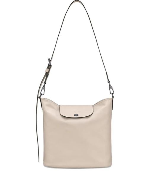 Longchamp White Medium Le Pliage Xtra Shoulder Bag
