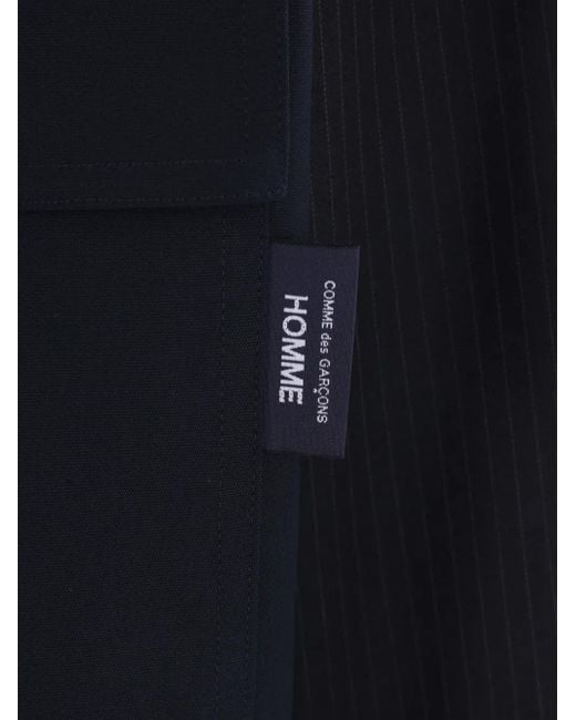 Comme des Garçons Jacke Mit Aufgesetzten Taschen in Blue für Herren