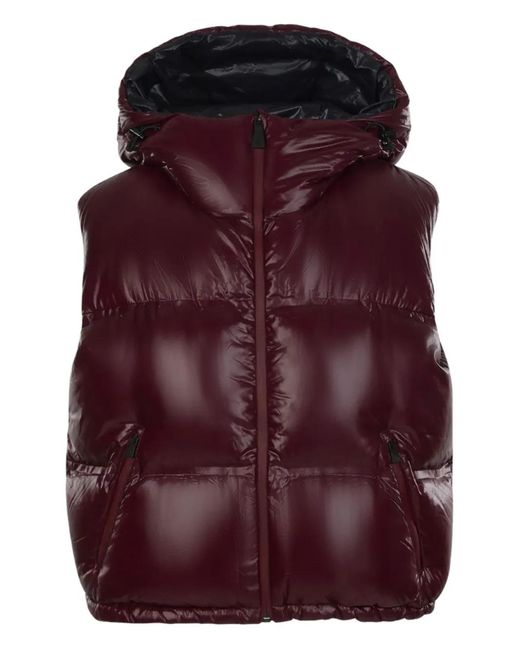 Aztech Mountain Purple Snowbird Hooded Gilet