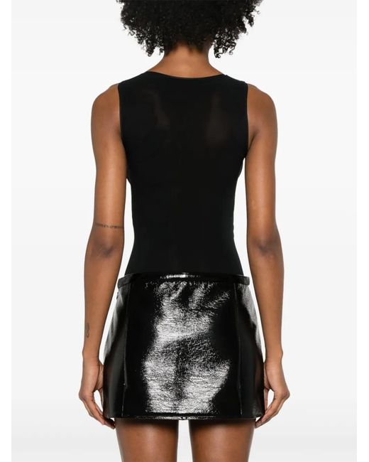 Wolford Black Semi-Transparent Body Tattoo