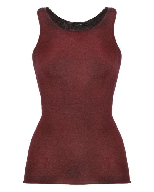 Haut Sans Manches À Col Rond Avant Toi en coloris Purple