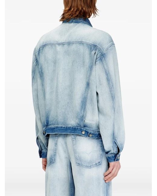 DIESEL Blue D-Denver Denim Jacket