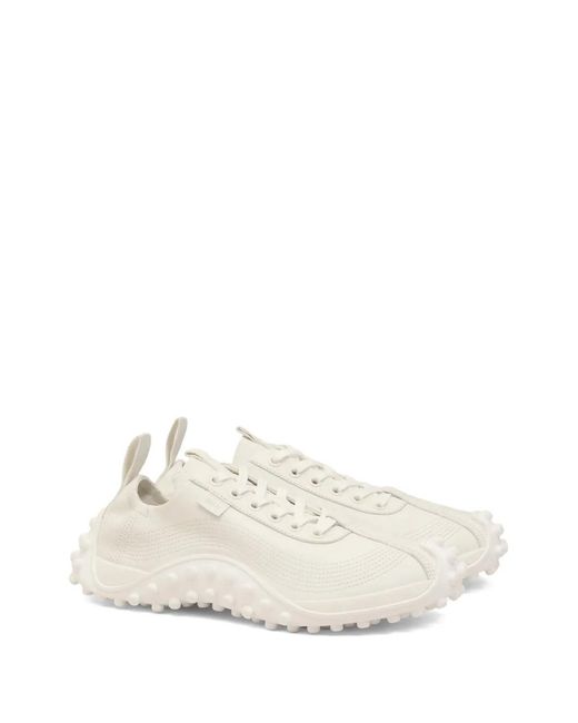 AMI Natural Mirage Leather Sneakers