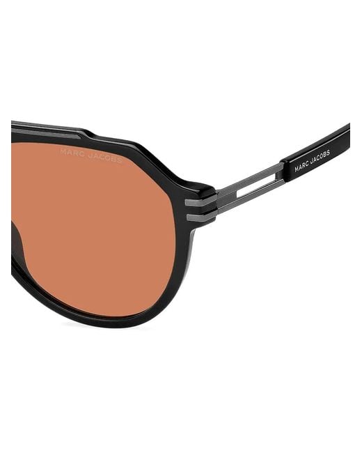 Marc Jacobs Black Pilot-Frame Sunglasses for men