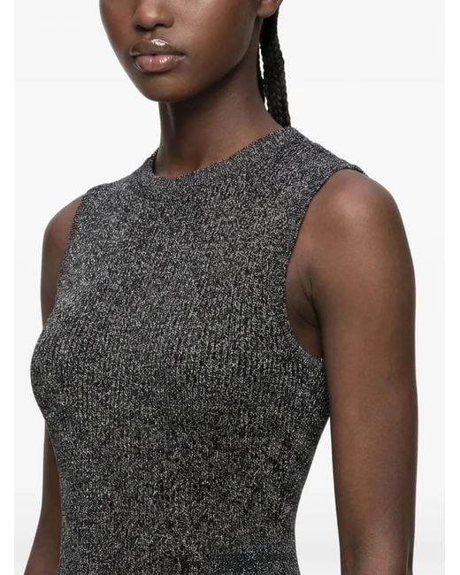 Karl Lagerfeld Multicolor Metallic Knit Dress