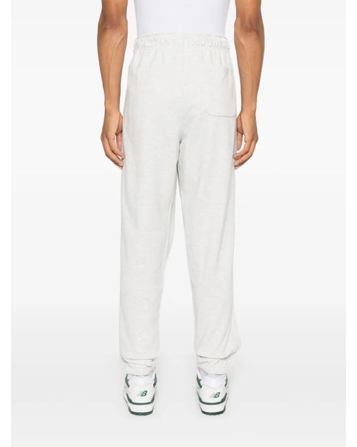 New Balance White Athletics Track Pants for men