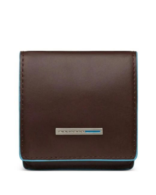 Piquadro Brown Square Leather Wallet for men