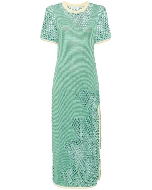 Ph5 Green Perry Crochet Dress
