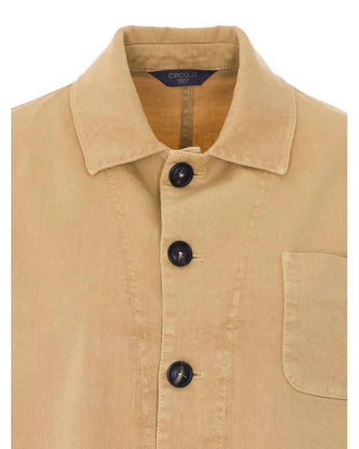 Circolo 1901 Natural Spread-Collar Jacket