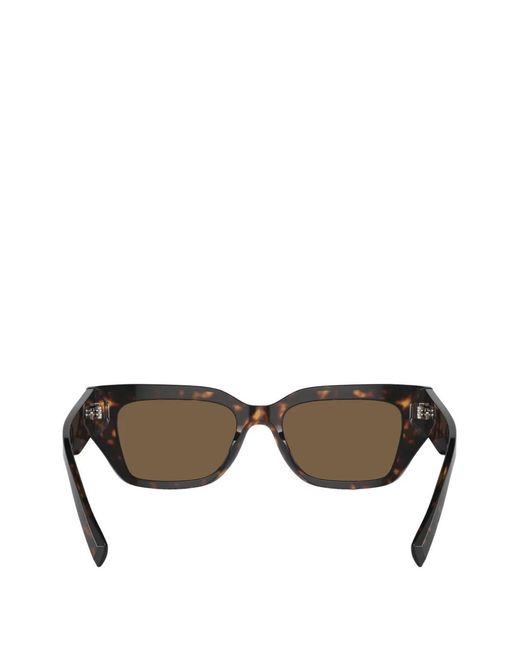 Dolce & Gabbana Gray Square Studed Sunglasses