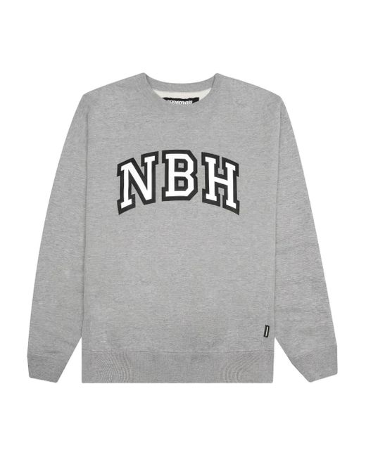 Neighborhood Gray Logo-Print Sweatshirt for men