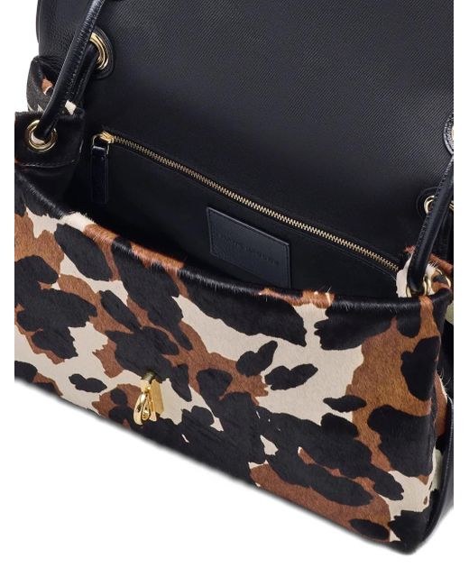 Marc Jacobs Black Hair Calf Leather Bag