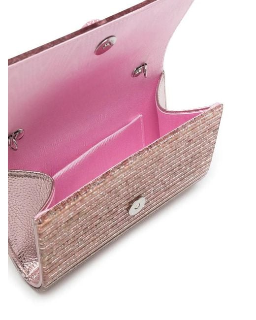 Kurt Geiger Pink Party Eagle Clutch Bag