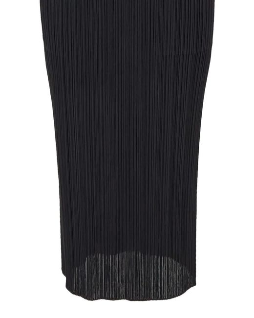 Pleats Please Issey Miyake レディース ブラック プリーツ スカート