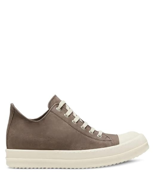 Rick Owens Brown Lace-Up Sneakers for men