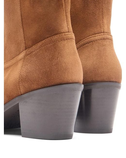 Stuart Weitzman Brown 64Mm Tate Boots