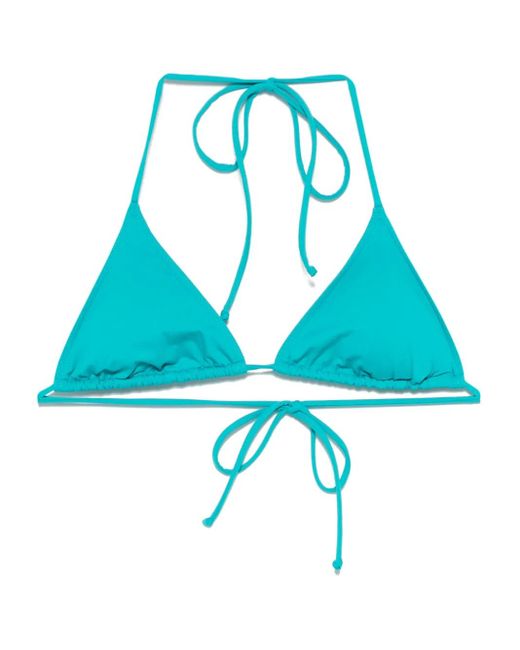 Mc2 Saint Barth Blue Klassisches Triangel-Bikinioberteil