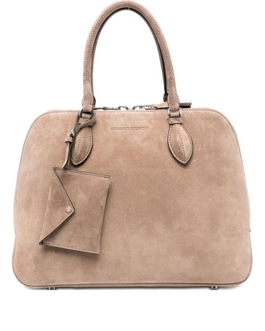 Sac Cabas À Fermeture Zippée Ermanno Scervino en coloris Natural