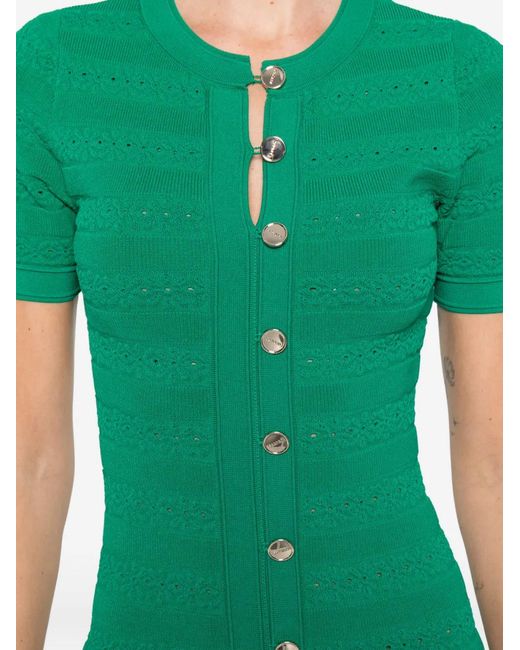 green emerald velvet dress Sandro Rib knitted Midi dress in green for women  PALMA PARIS